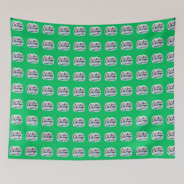 Item preview, Chicago USA Minimalist Watercolor Cityscape Sticker, designed and sold by PaintMeWorld.