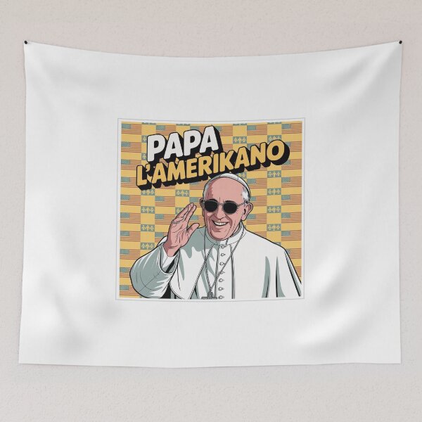 Item preview, Pope Amerikano - Leon Pop-Art – The cool saint with a modern look designed and sold by KolbaVison.