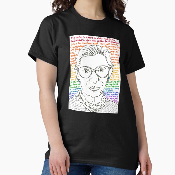 Item preview, The Honorable Ruth Bader Ginsburg. 1933-2020. (white background) designed and sold by swellart.
