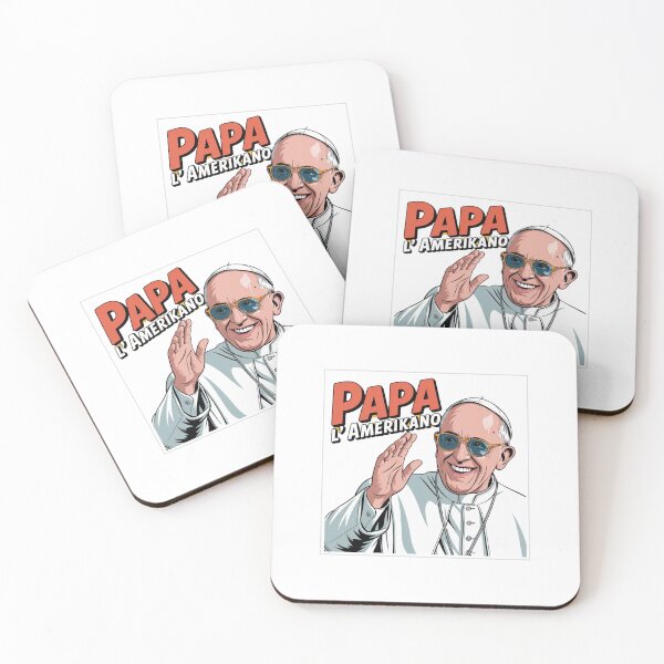 Item preview, Pope Amerikano - Leon Pop-Art – The cool saint with a modern look designed and sold by KolbaVison.