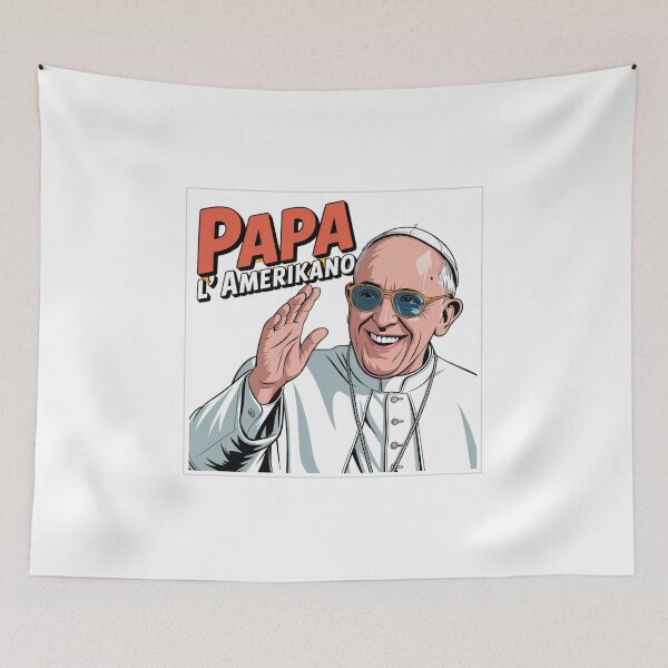 Item preview, Pope Amerikano - Leon Pop-Art – The cool saint with a modern look designed and sold by KolbaVison.
