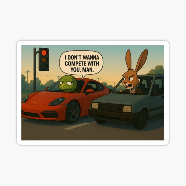 Item preview, Tortoise and Hare Race designed and sold by SINANSHOP.