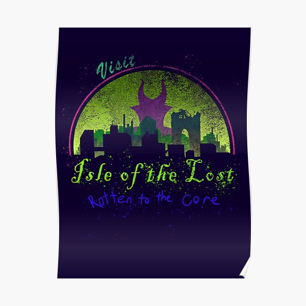 Visit the Isle of the Lost Poster