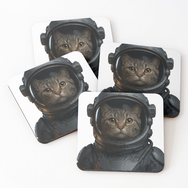 Item preview, Galactic Feline Explorer | Space Cat Astronaut Art designed and sold by DibujandoPorfa.