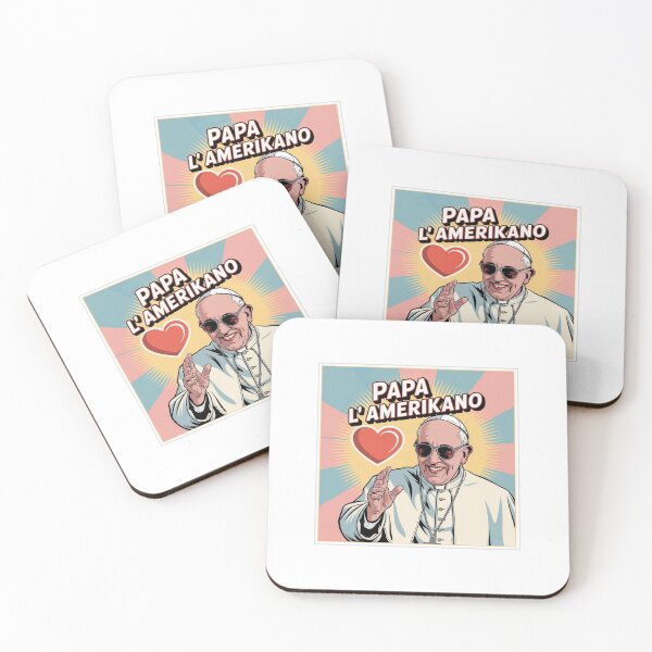 Item preview, Pope Amerikano - Leon Pop-Art – The cool saint with a modern look designed and sold by KolbaVison.