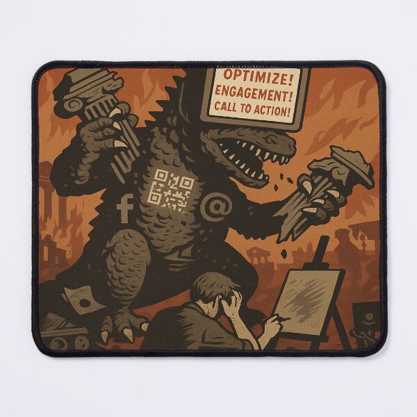 Item preview, Marketing Devoured Culture designed and sold by LOGOSINTERIUM.