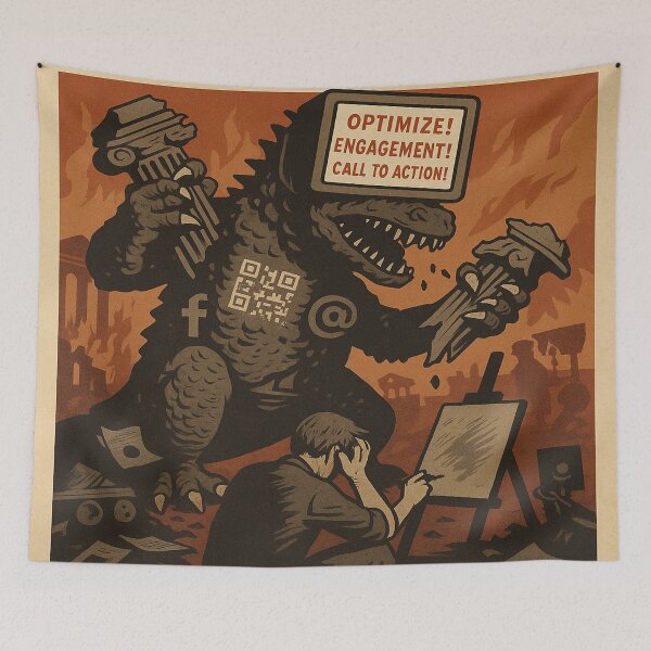 Item preview, Marketing Devoured Culture designed and sold by LOGOSINTERIUM.