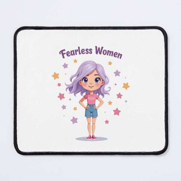 Item preview, Fearless Women – Empowered Women Kawaii Edition designed and sold by JesyDualContent.