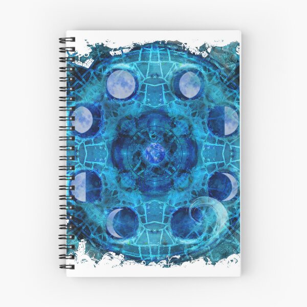 Item preview, Moon Phases - Cracked Paint Kaleidoscope designed and sold by Tortoise Productions.