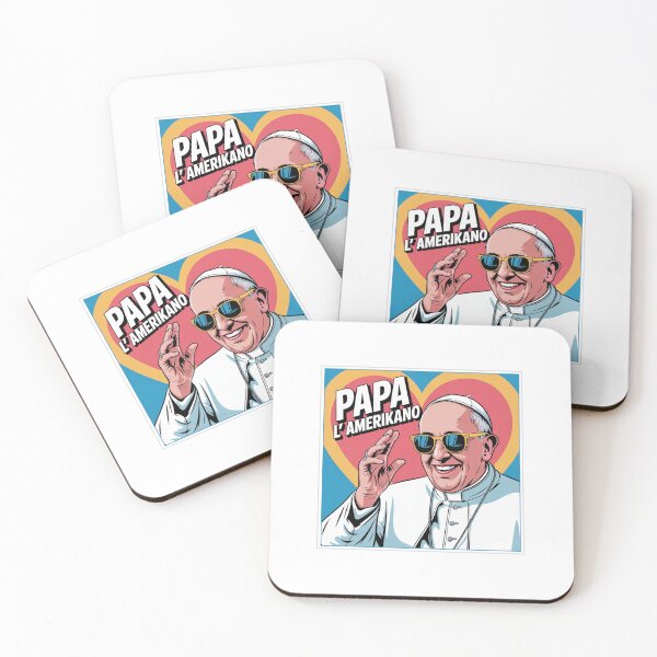 Item preview, Pope Amerikano - Leon Pop-Art – The cool saint with a modern look designed and sold by KolbaVison.