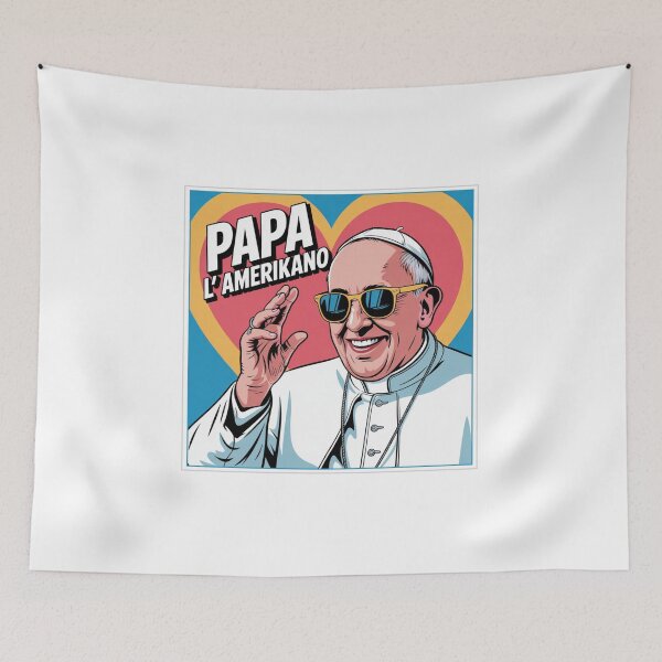 Item preview, Pope Amerikano - Leon Pop-Art – The cool saint with a modern look designed and sold by KolbaVison.