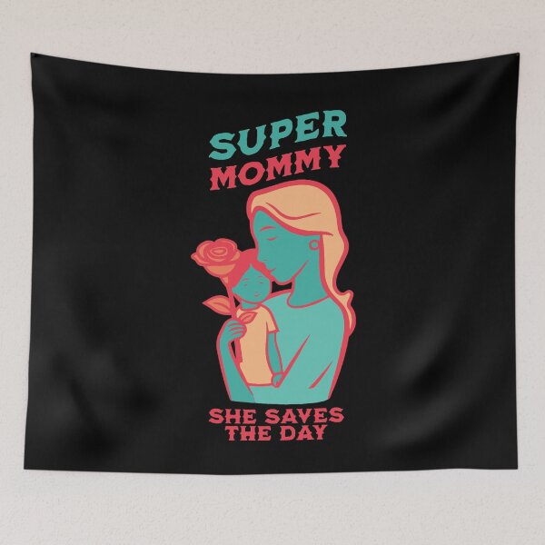 Item preview, Super Mommy - Mother's Day designed and sold by GraphiQTees.
