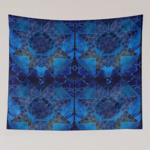 Item preview, At Night - Blue & Black Kaleidoscope designed and sold by Tortoise Productions.