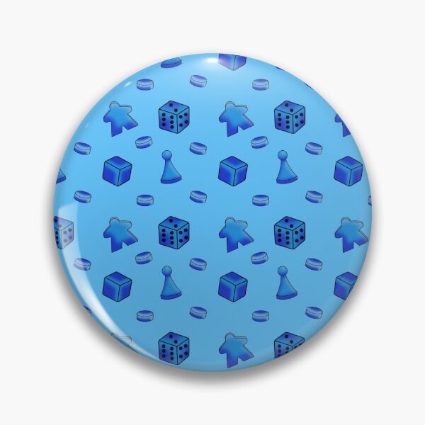 Item preview, Blue board game pieces designed and sold by Cthulhu loves crafts.