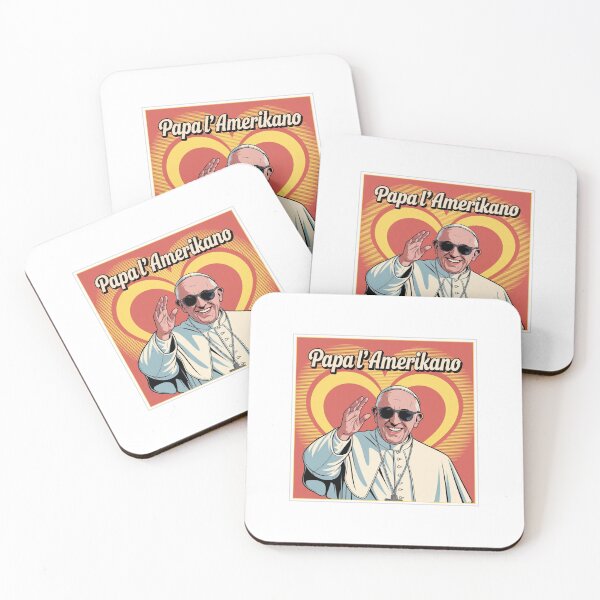 Item preview, Pope Amerikano - Leon Pop-Art – The cool saint with a modern look designed and sold by KolbaVison.