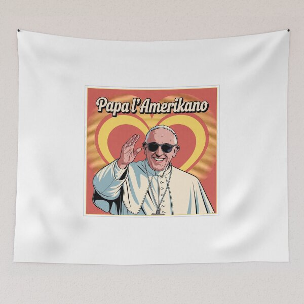 Item preview, Pope Amerikano - Leon Pop-Art – The cool saint with a modern look designed and sold by KolbaVison.