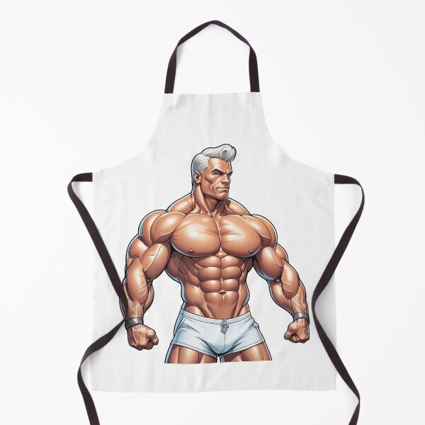 Item preview, Ultra Muscular Bodybuilder Sticker – Bold Fitness Art #112 designed and sold by ForeverPrintsOK.
