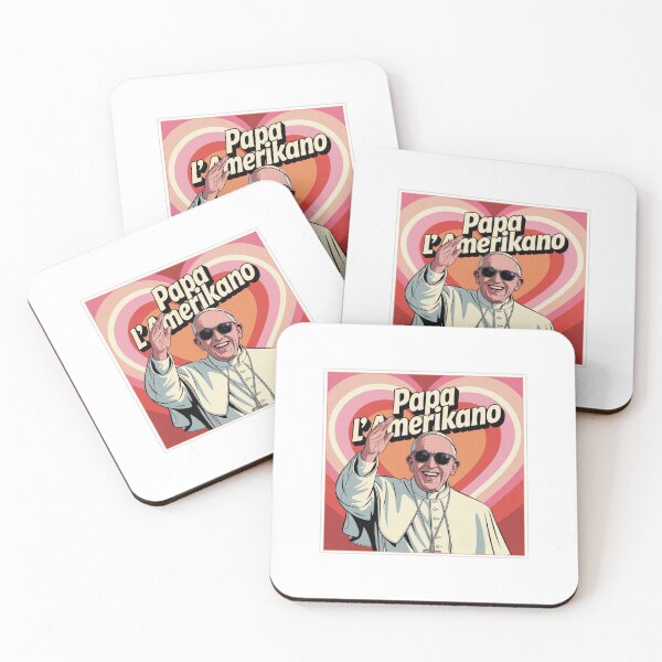 Item preview, Pope Amerikano - Leon Pop-Art – The cool saint with a modern look designed and sold by KolbaVison.