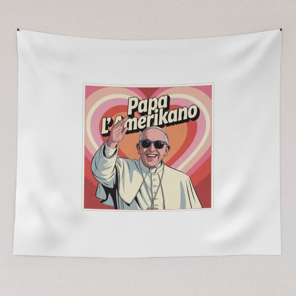 Item preview, Pope Amerikano - Leon Pop-Art – The cool saint with a modern look designed and sold by KolbaVison.