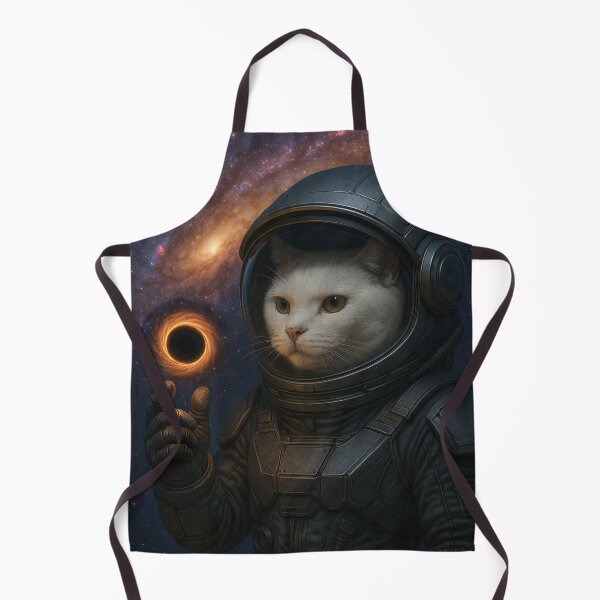Item preview, Epic Space Cat | Black Hole Holder in Futuristic Suit designed and sold by DibujandoPorfa.