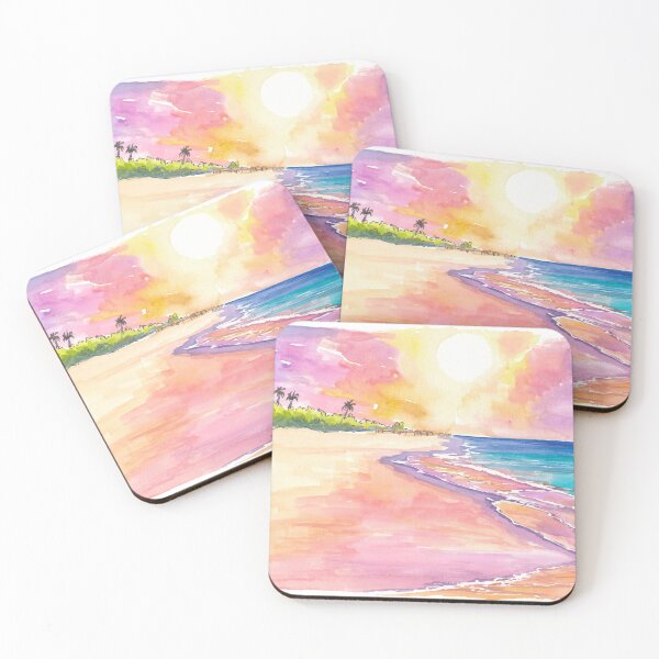 Item preview, Pink Sands Beach Stroll on Harbour Island Bahamas designed and sold by artshop77.