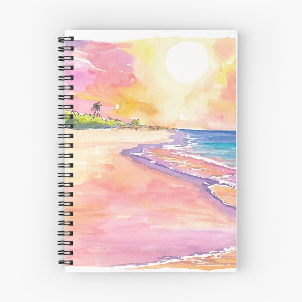 Item preview, Pink Sands Beach Stroll on Harbour Island Bahamas designed and sold by artshop77.