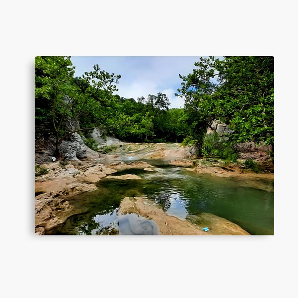 Item preview,  Creek Bed with Water Pockets in the Woods designed and sold by Dustindubya.