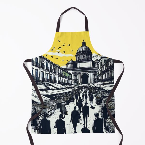 Item preview, Naples City Vector Art – Retro-Inspired AI Illustration for Travel Lovers, Urban Style Fans & Italian Design Enthusiasts designed and sold by knalpot-design.
