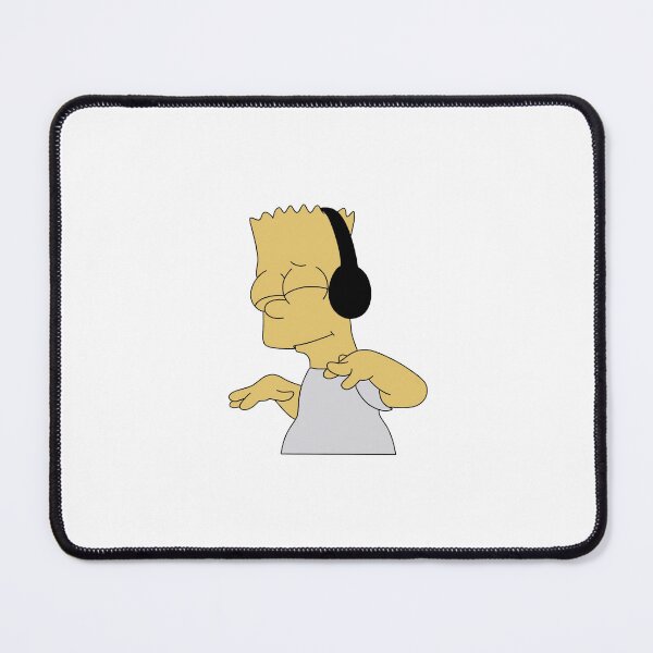 Item preview, Bart Simpson Listening to Music designed and sold by WillowTreeArt.