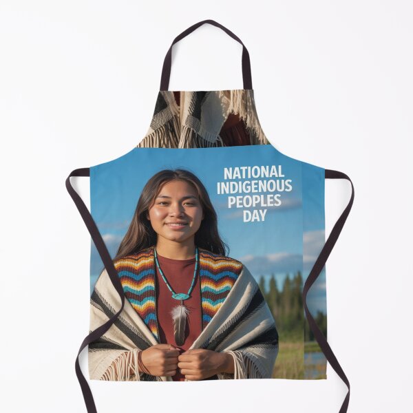 Item preview, National Indigenous Peoples Day - Proud Indigenous Woman in Traditional Attire designed and sold by InspiredCreatives.