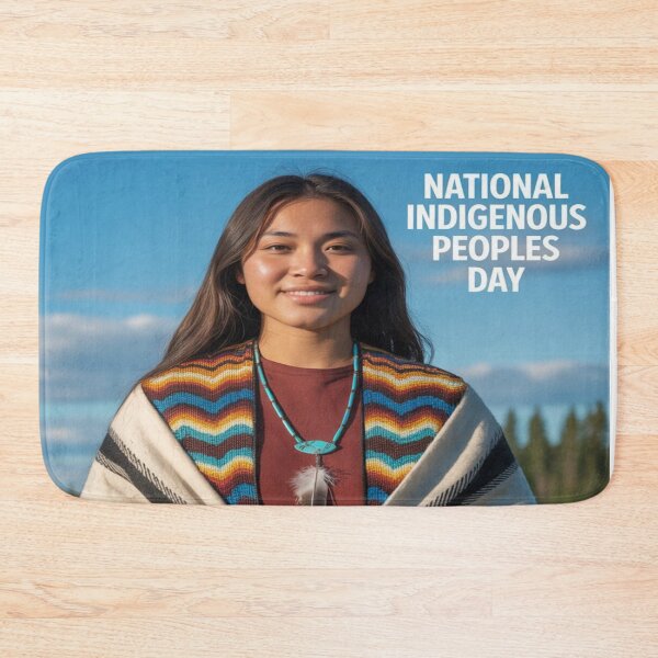 Item preview, National Indigenous Peoples Day - Proud Indigenous Woman in Traditional Attire designed and sold by InspiredCreatives.