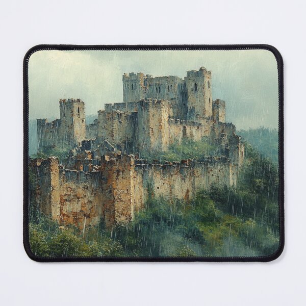 Item preview, Castle ruins in the rain, painting style designed and sold by ArtNames.