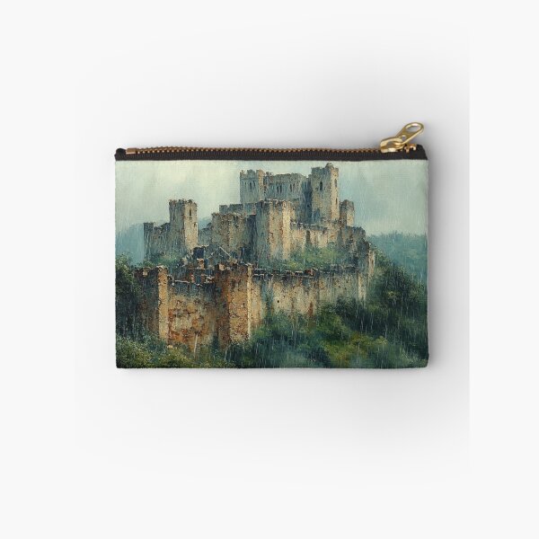 Item preview, Castle ruins in the rain, painting style designed and sold by ArtNames.