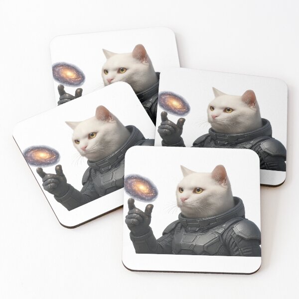 Item preview, Feline Astronaut Explorer | Cosmic Galaxy Art designed and sold by DibujandoPorfa.