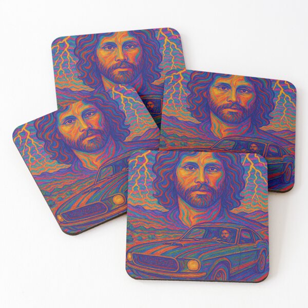 Item preview, Arte psicodélico colorido de Jim Morrison | TheAmericanPoet | The Doors designed and sold by TheAmericanPoet.