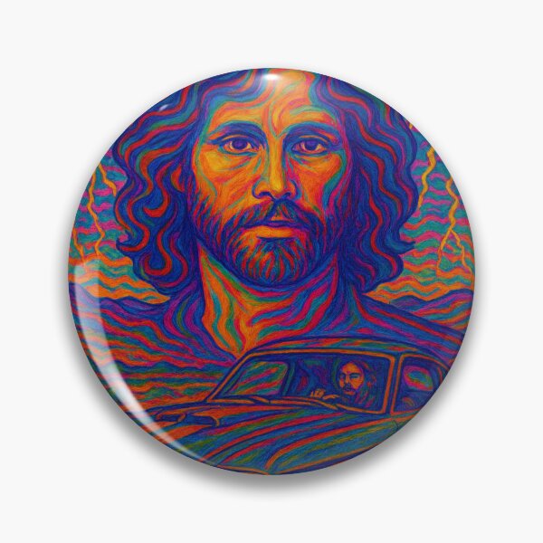 Item preview, Jim Morrison Colorful Psychedelic Art  | TheAmericanPoet | The Doors designed and sold by TheAmericanPoet.