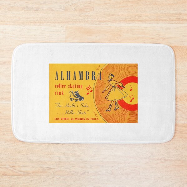 Item preview, Alhambra Roller Rink Philadelphia Pennsylvania Roller Skating Rink Sticker Decal Label designed and sold by tislord.