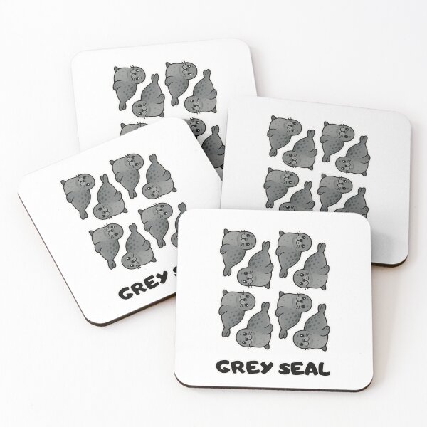 Item preview, Adorable Grey Seal Cartoon Sticker - Perfect for Marine Life Lovers designed and sold by Psycho-Crazy.