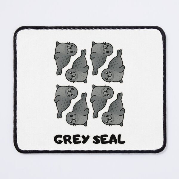 Item preview, Adorable Grey Seal Cartoon Sticker - Perfect for Marine Life Lovers designed and sold by Psycho-Crazy.