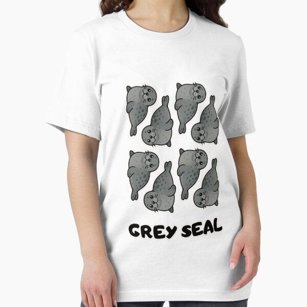 Item preview, Adorable Grey Seal Cartoon Sticker - Perfect for Marine Life Lovers designed and sold by Psycho-Crazy.