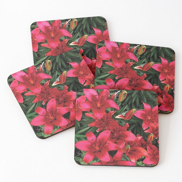 Item preview, Beautiful Bloom Red Spring Lilies Water Color designed and sold by Here's To Endless Possibilities.
