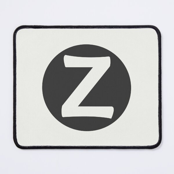 Item preview, letter z black white designed and sold by ZiphGames.