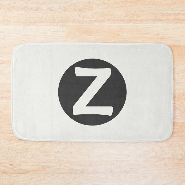 Item preview, letter z black white designed and sold by ZiphGames.