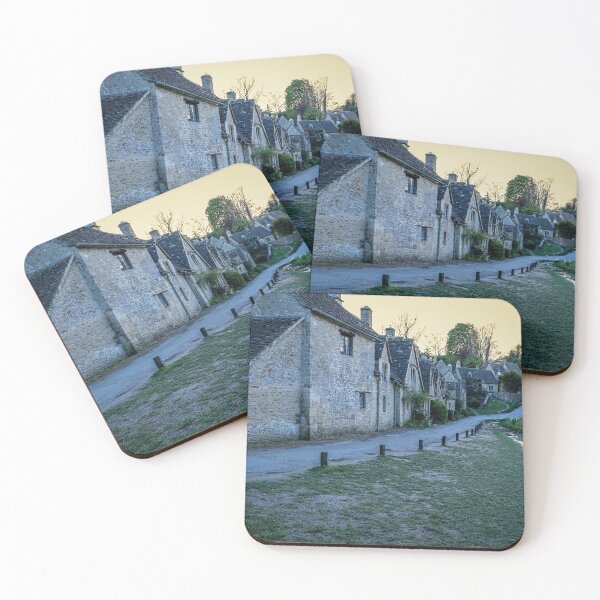 Item preview, Arlington Row Bibury at golden hour designed and sold by Martin Fenton.