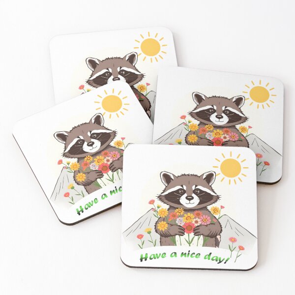 Item preview, Cute Little Trendy Raccoon Collection designed and sold by TrendyDesigne412.