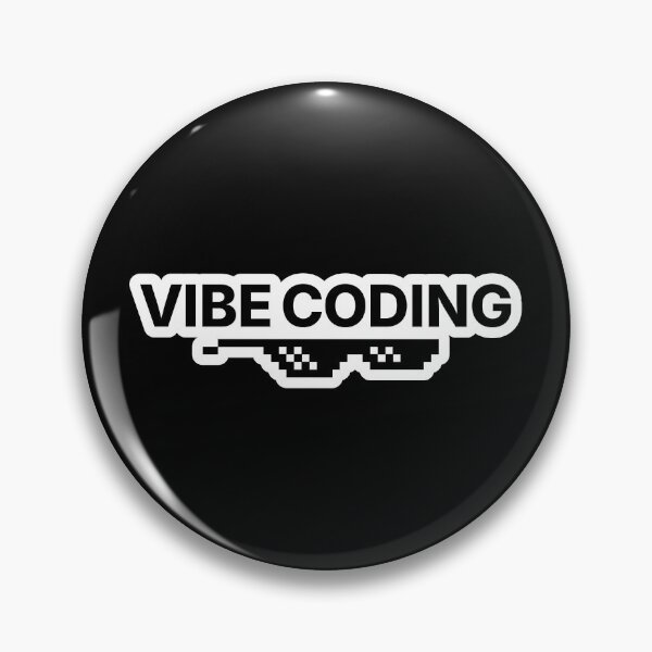 Item preview, Vibe Coding | Tech Meme Design designed and sold by WordVibe.