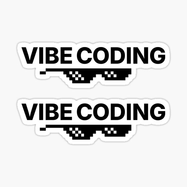 Artikel-Vorschau von Vibe-Codierung | Tech-Meme-Design, designt und verkauft von WordVibe.