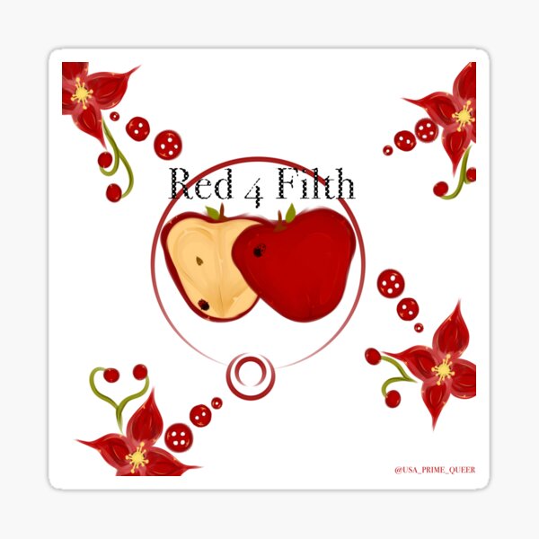 Item preview, Red 4 Filth designed and sold by Usa-Prime-Queer.