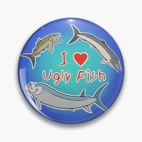 Item preview, I Heart Ugly Fish designed and sold by crazy8wizard.