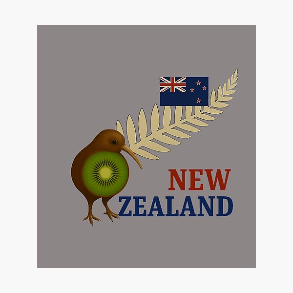 Item preview, New Zealand Flag With Kiwi Bird, Maori Land, New Zealand Adventure designed and sold by johnnie2749.